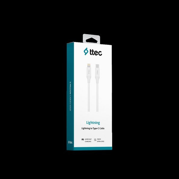 TTEC 2DK40B TYPCE-LİGHTİNG HIZLI ŞARJ KABLOSU 150CM - 2