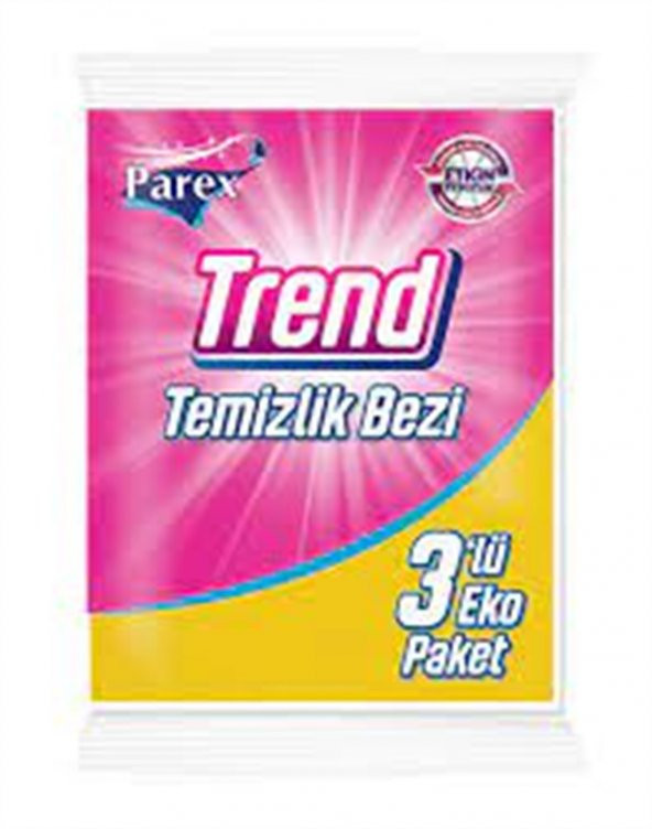 PAREX TREND TEMİZLİK BEZİ 3LÜ-YENİ