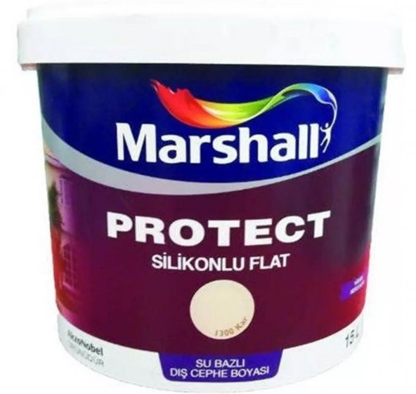 PROTECT SİLİKONLU FLAT BM BAZ DIŞ CEPHE BOYASI 15 LT