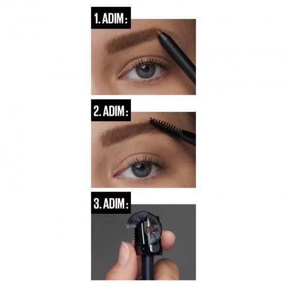 Maybelline New York Tattoo Brow 36H Kaş Kalemi 07 Deep Brown - 6