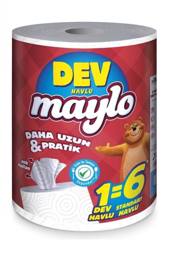 Dev Kağıt Havlu Çift Katlı 2 Adet