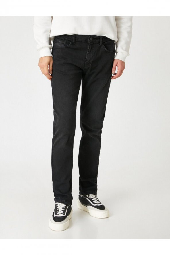 Slim Fit Kot Pantolon - Brad Jean - 3