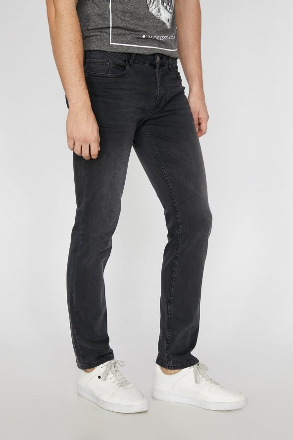 Erkek Gri Pantolon 9YAM43749LD - 3