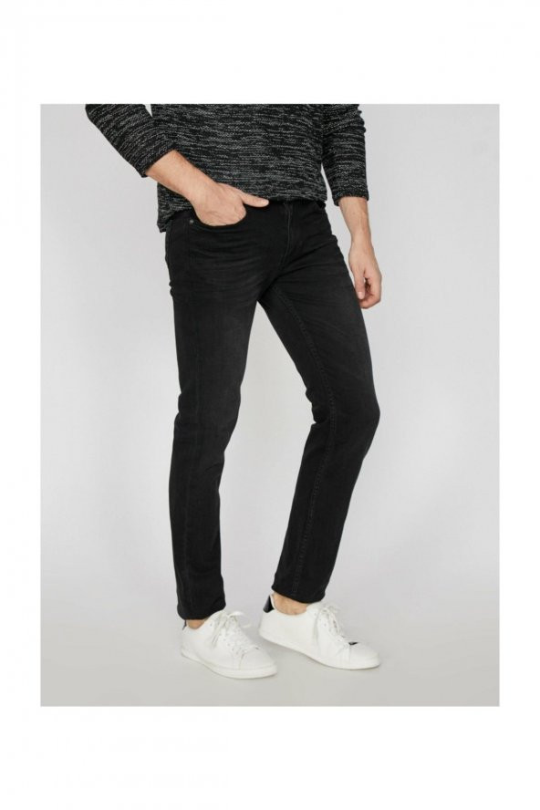 Erkek Gri Pantolon 9YAM43749LD - 8