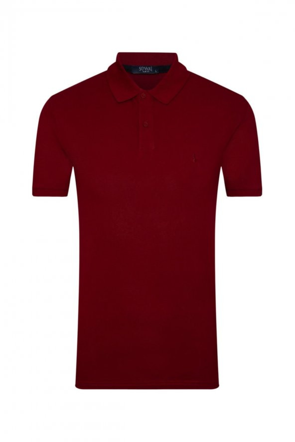 Slim Fit Polo Yaka Erkek Tişört - 3