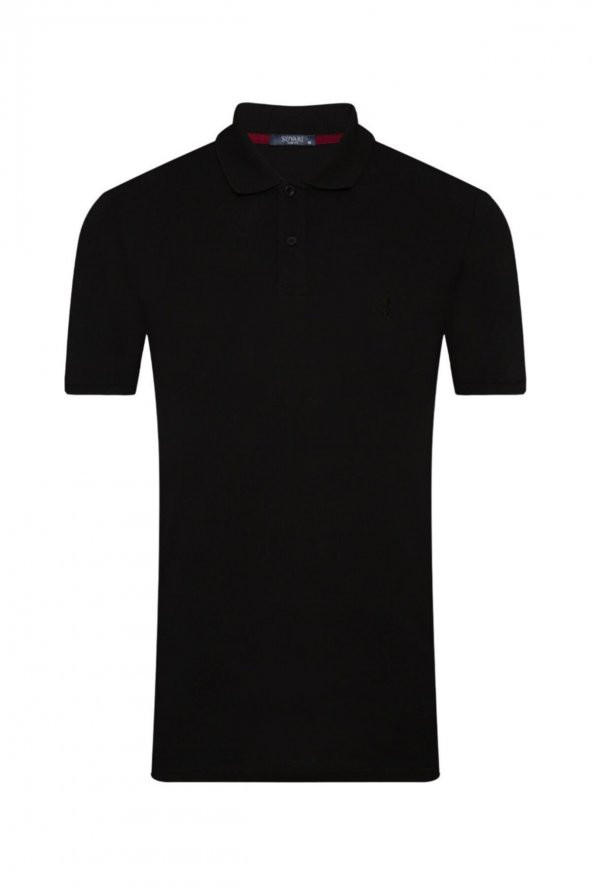 Slim Fit Polo Yaka Erkek Tişört - 4
