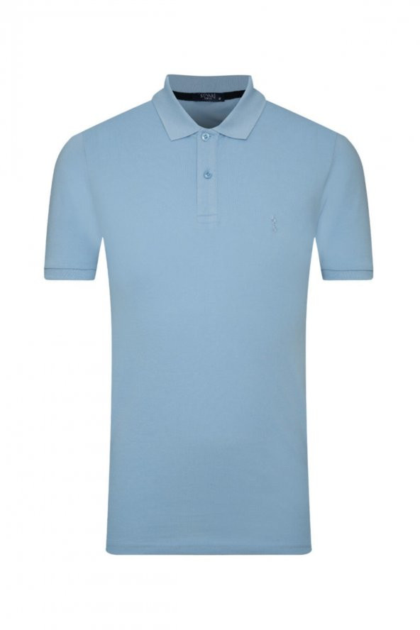 Slim Fit Polo Yaka Erkek Tişört - 6