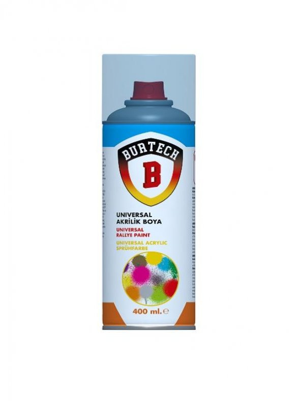 BURTECH RAL-9005 UNİVERSAL SPREY BOYA MAT SİYAH 400 ML