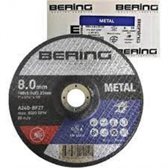 BERİNG 210121 180*8.0*22,23 MM TAŞLAMA TAŞI
