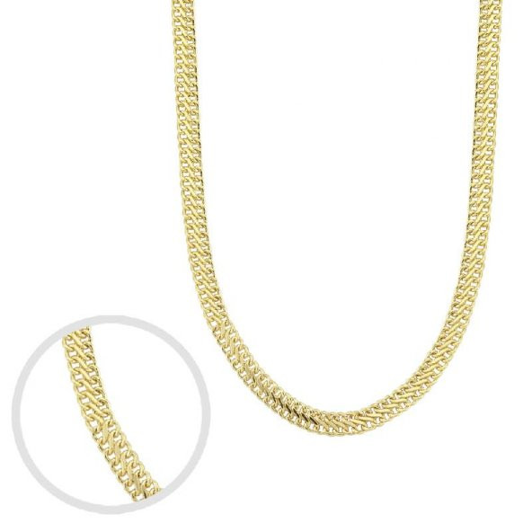 14k Altın Otto Zincir Kolye 45cm ürün görseli