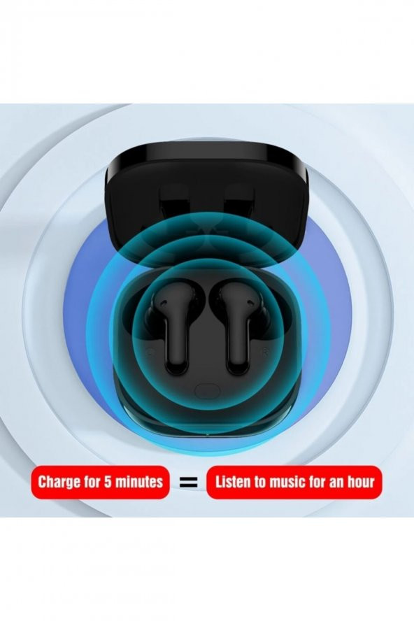 QCY T13 TWS Kulak İçi Bluetooth Kulaklık Siyah - 2