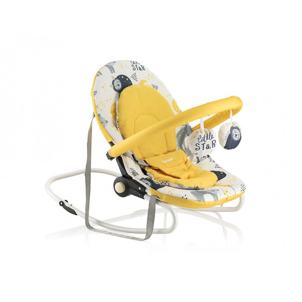 Wellgro Little Star Ana Kucağı, Sallanır Ana Dizi - Sarı - 4