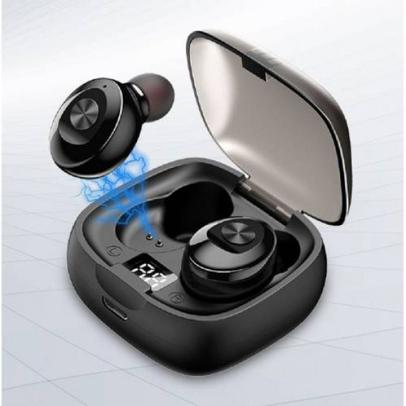 Polham Şarj Göstergeli 500Mah Bataryalı Bluetooth Kulaklık , İphone Samsung Huawei Xiaomi Kulaklık