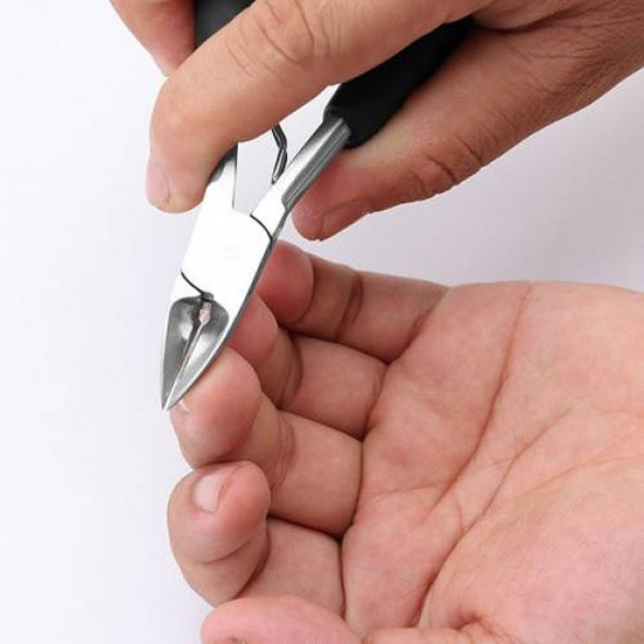 Polham Paslanmaz Çelik Pedikür Seti 4 Parça Özel Tırnak Makas Seti Pedikür Manikür Seti - 2