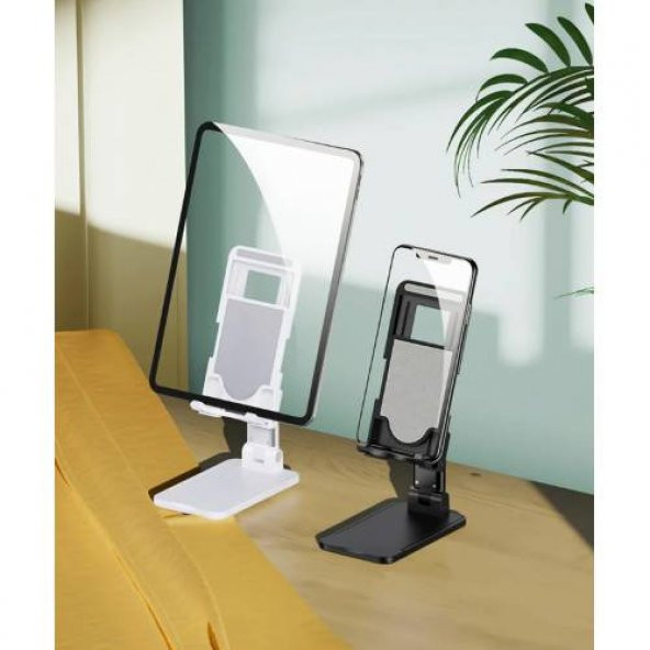 Polham Ayarlanabilir Katlanabilir Masaüstü Tablet Tutucu Telefon Tutucu Tablet Telefon Tutucu Standı