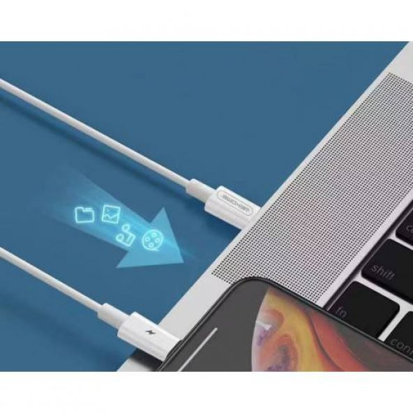 Polham 20W Hızlı Şarj Kablosu 1.2M TYPE-C TO iPhone Şarj İphone 12 Pro 11 Pro Şarj Data Kablosu - 4