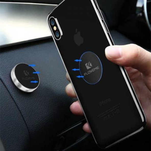 Polham Mıknatıslı Telefon Tutucular için Metal Plaka Seti, Manyetik Metal Plaka Tutucu Seti - 2