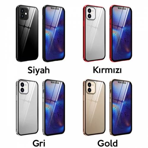 Polham İphone12 Manyetik Mıknatıslı Kılıf Ve Ekran Koruyucu İphone 12 Kılıf İphone 12 Kırılmaz 2in1 - 3