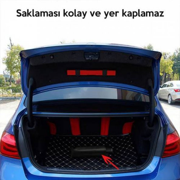 Polham Çantalı Araç Ön Cam Güneşlik Şemsiyesi 145cm*79cm Araç Güneş Koruyucu Araç Güneşlik Şemsiyesi - 4