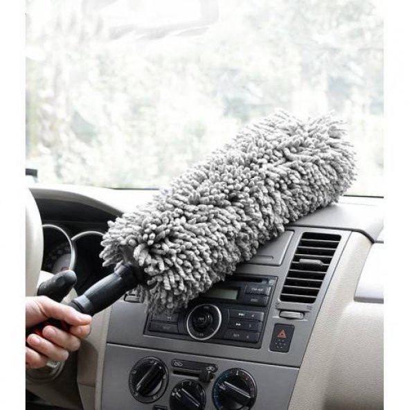 Polham Mikrofiber Araç Yıkama ve Toz Alma Fırçası, Çizik ve Toz Bırakmayan Oto, Araç Yıkama Fırçası - 3