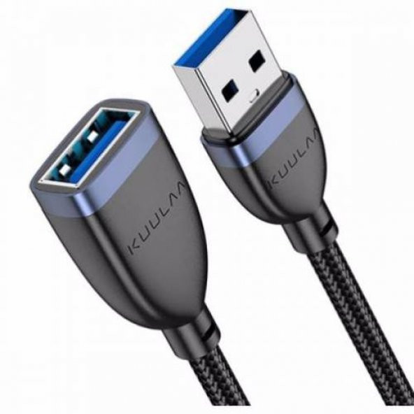 Polham 50CM USB 3.0 Uzatma Kablosu, USB 3.0 Male TO USB3.0 2A