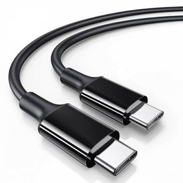 Polham 100CM Güçlendirilmiş 100W PD 3.1 Type C To Type C Şarj ve Data Kablosu, Hızlı Şarj Kablosu
