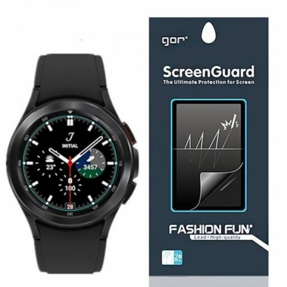 Polham Samsung Galaxy Watch 4 42mm 5 Adet Darbe Emici Ekran Koruyucu, Kabarcık Bırakmaz Teknolojili