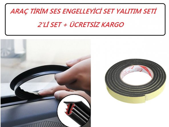 Araç Tirim Titreşim Engelleyici + Kapı Içi Ses Engelleyici Set