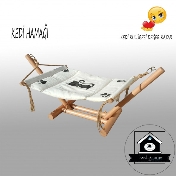 Kedi Hamağı - Hamak Beşik - Kedi Evi - Kedi Salıncağı - Kedi Yatağı - Oyun Alanı Yatak - 5