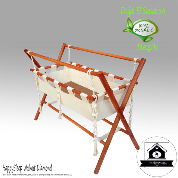 Organik Beşik W3 - Şipşak Topla Katla - Sallanır - Anne Yanı - Resim 2