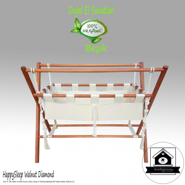 Organik Beşik W3 - Şipşak Topla Katla - Sallanır - Anne Yanı - Resim 8