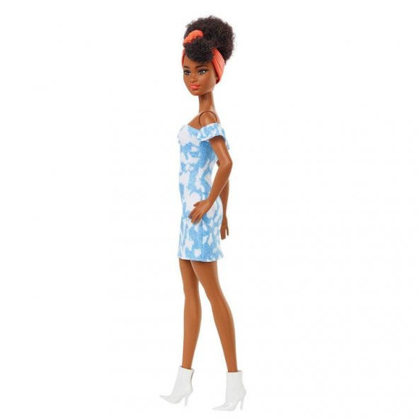 Barbie Fashionistas Siyah Saçlı, Kot Elbiseli HBV17 - 2