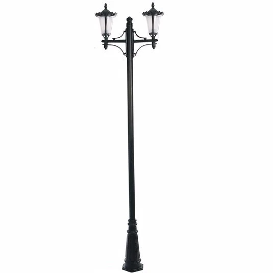 Siyah Metal Direkli Sokak Lambası