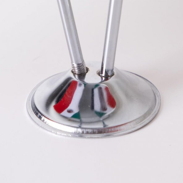 Meksika 2li Masa Bayrağı Saten Kumaş Dijital Baskı 15x22,5 cm - 3