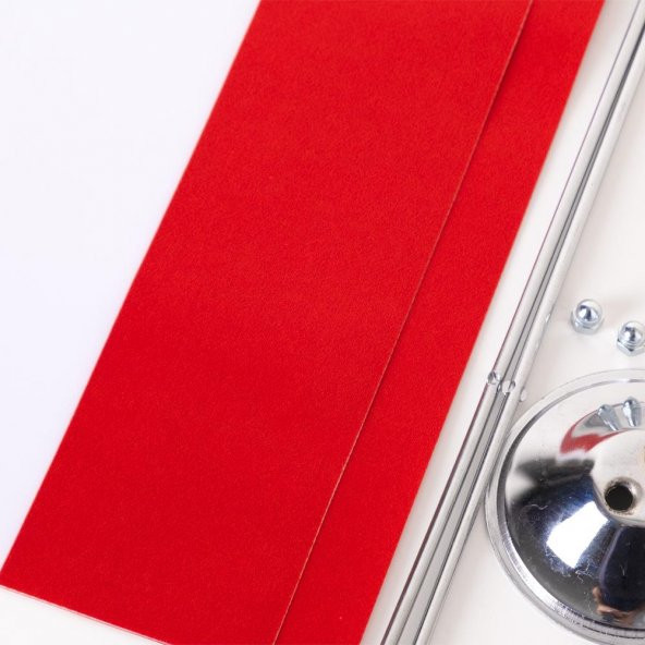 Endonezya 2li Masa Bayrağı Saten Kumaş Dijital Baskı 15x22,5 cm - 2