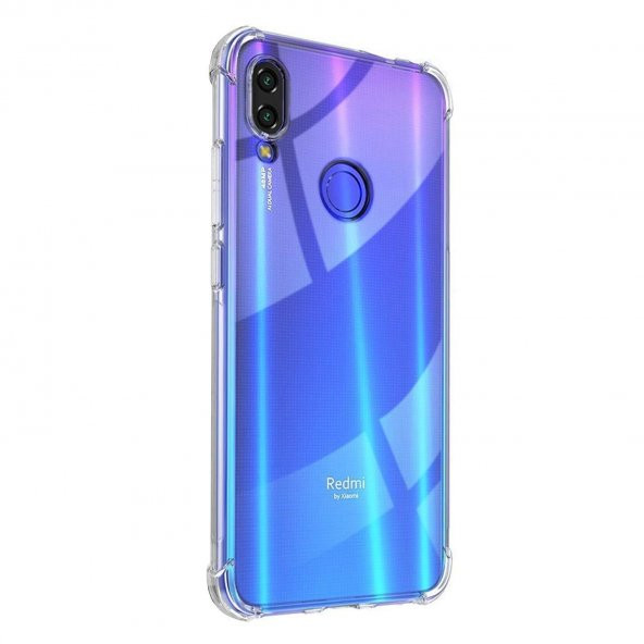 Redmi Note 7 Zore Antişok Silikon Kılıf Kenar Korumalı + Nano Cam - 3