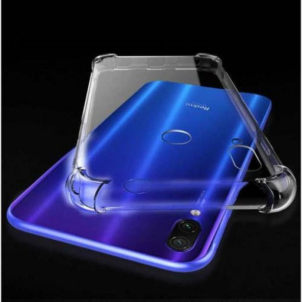 Redmi Note 7 Zore Antişok Silikon Kılıf Kenar Korumalı + Nano Cam - 6