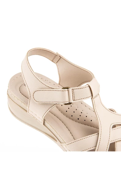 Muya Simbole Anatomik Taban Topuk Dikeni Kadın Sandalet - 8