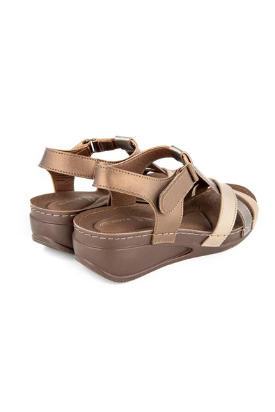 Muya Simbole Anatomik Taban Topuk Dikeni Kadın Sandalet - 10