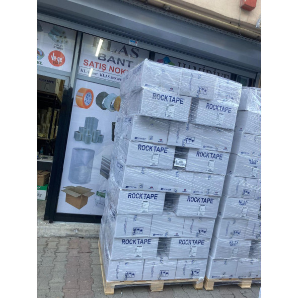 Klas Şeffaf Koli Bandı 45 X 100 Mt ( 60 Adet ) Rock Tape Koli Bandı - 5