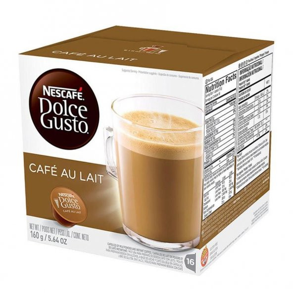 Nescafe Dolce Gusto Cafe Au Lait Kapsül Kahve 16lı