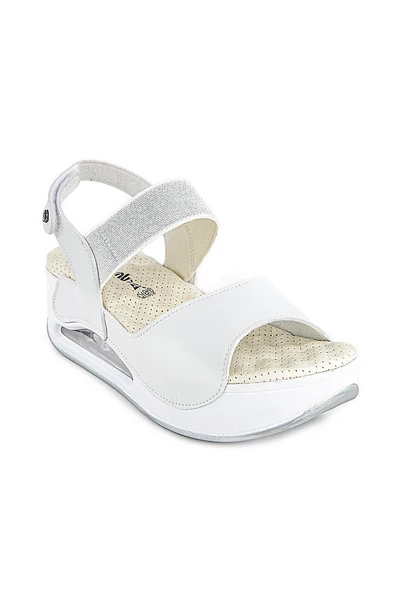 Muya Podium Anatomik Air Max Tabanlı Topuk Dikeni Kadın Sandalet - 4