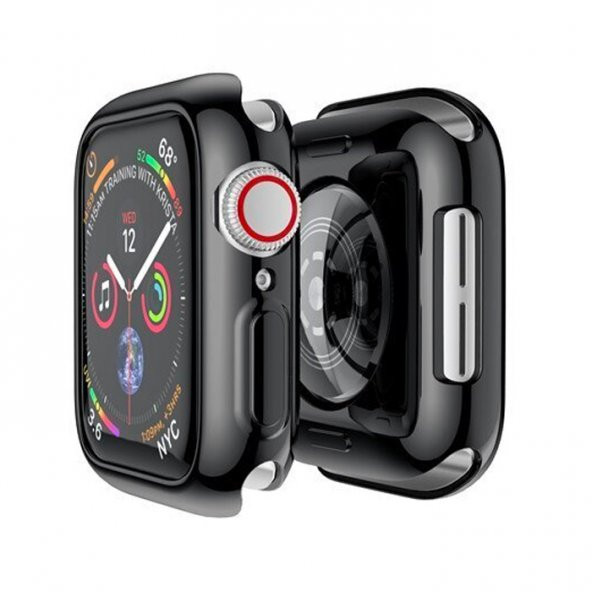 Apple Watch 7-8 41mm 360 Koruma Ultra Slim Silikon Kılıf