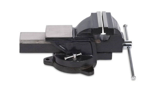 Anadolu Strong Büyük Boy 200mm 8 360 Dönerli Taban Dövme Çelik Sabit Tezgah Masa Mengenesi - 3