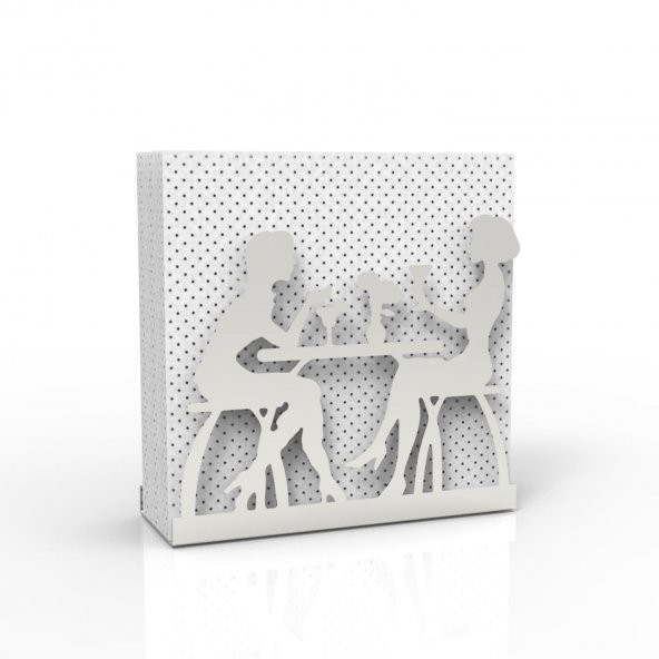 SOHBET TEMALI METAL PEÇETELİK SILVER