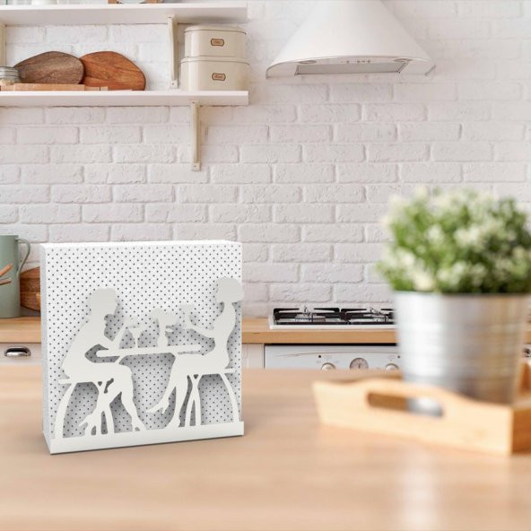 SOHBET TEMALI METAL PEÇETELİK SILVER - 6