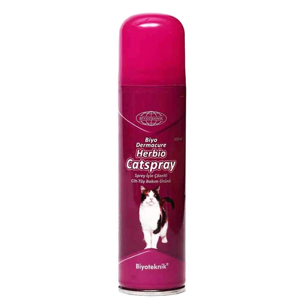 Biyo Dermacure Herbio Catsprey 150 ml Kediler İçin Ektoparaziter Deri Spreyi