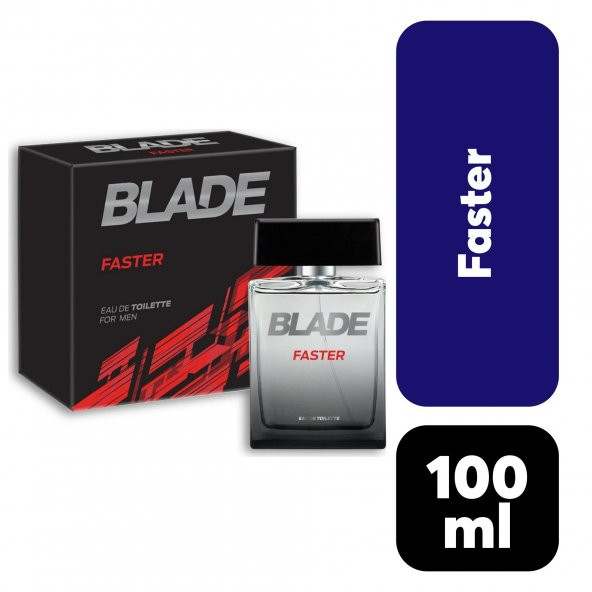 Parfüm Blade 100 ml Erkek Faster - 1