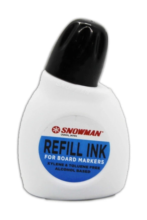 SNOWMAN BEYAZ TAHTA KALEMİ MÜREKKEBİ 30 CC SİYAH