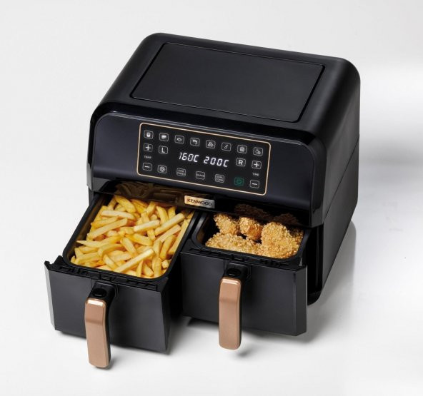 Kenwood Hfp70.000bk Dual Air Fryer Bk Copper - 3